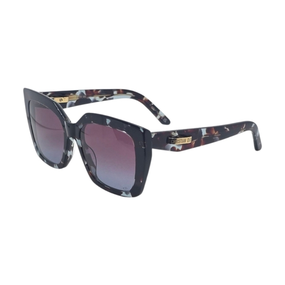 DIOR SUNGLASSES Stylish Black and Purple Women's Sunglasses - Picture 3 of 8